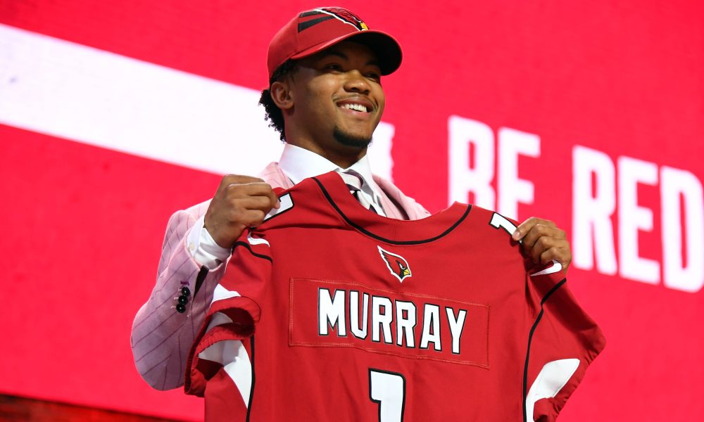 Kyler Murray (Oklahoma) is selected as the number one overall pick to the Arizona Cardinals in the first round of the 2019 NFL Draft in Downtown Nashville