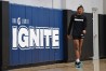 WALNUT CREEK, CA - NOVEMBER 22: Jalen Green #4 of Team Ignite looks on during an NBA G League Practice and Scrimmage on November 22, 2020 at Ultimate Fieldhouse in Walnut Creek, California.
