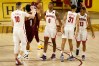 TEMPE, ARIZONA - JANUARY 21: Bennedict Mathurin #0 of the Arizona Wildcats high fives Azuolas Tubelis #10 after a three-point shot against the Arizona State Sun Devils during the second half of the NCAAB game at Desert Financial Arena on January 21, 2021 in Tempe, Arizona. 