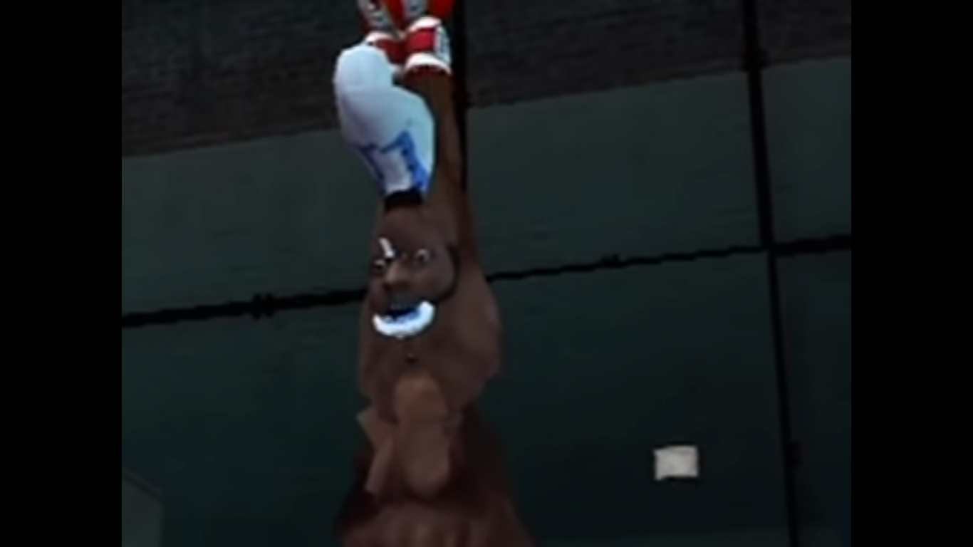 Rocky Video Game Glitch