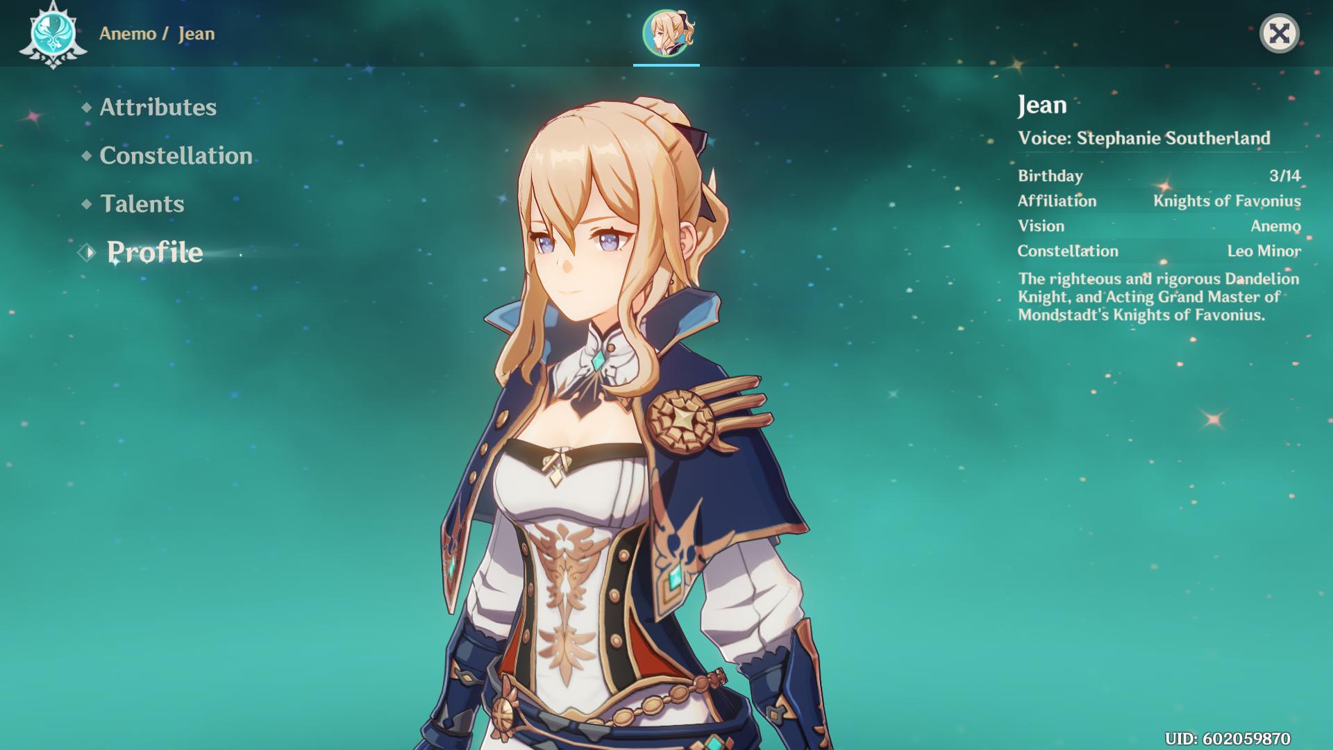 Jean age, height