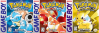 Pokemon Blue Red Yellow - Game Boy