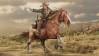 A cowboy on horseback in Red Dead Online