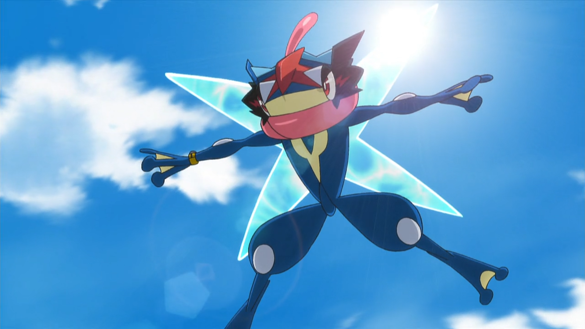 Another shot of Greninja in action