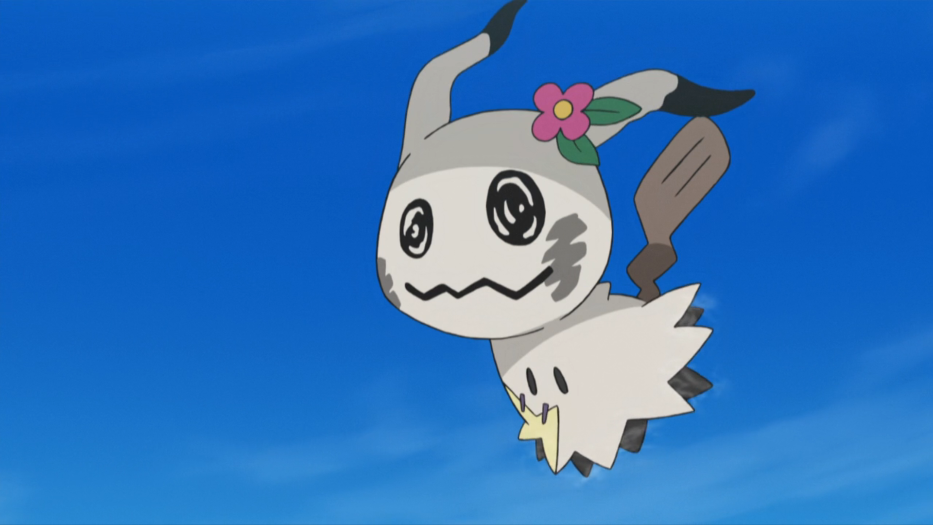 Shiny Mimikyu in the Pokémon anime