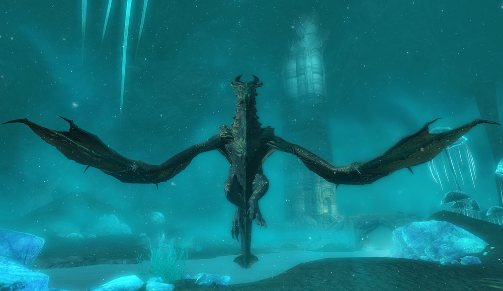 The secret dragon in Skyrim's Blackreach