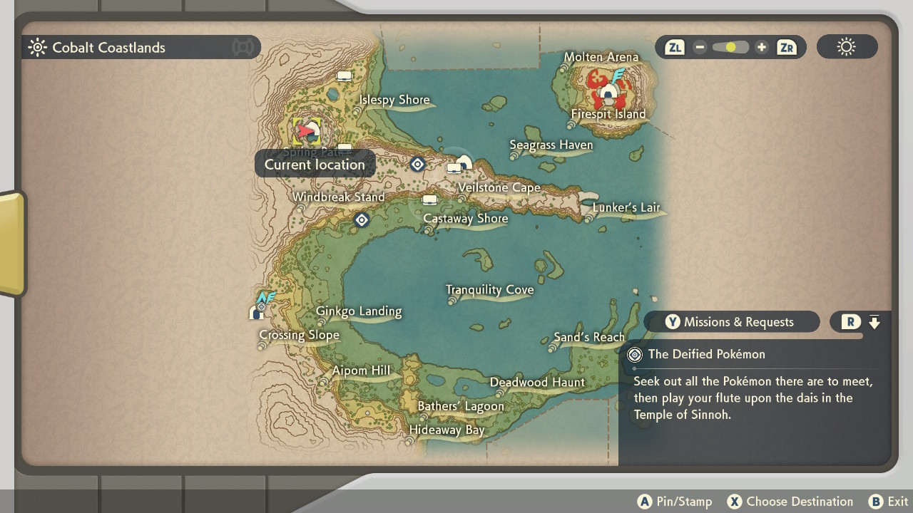 Turnback Cave location