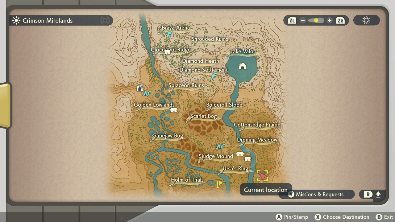 Turtwig location in the Crimson Mirelands