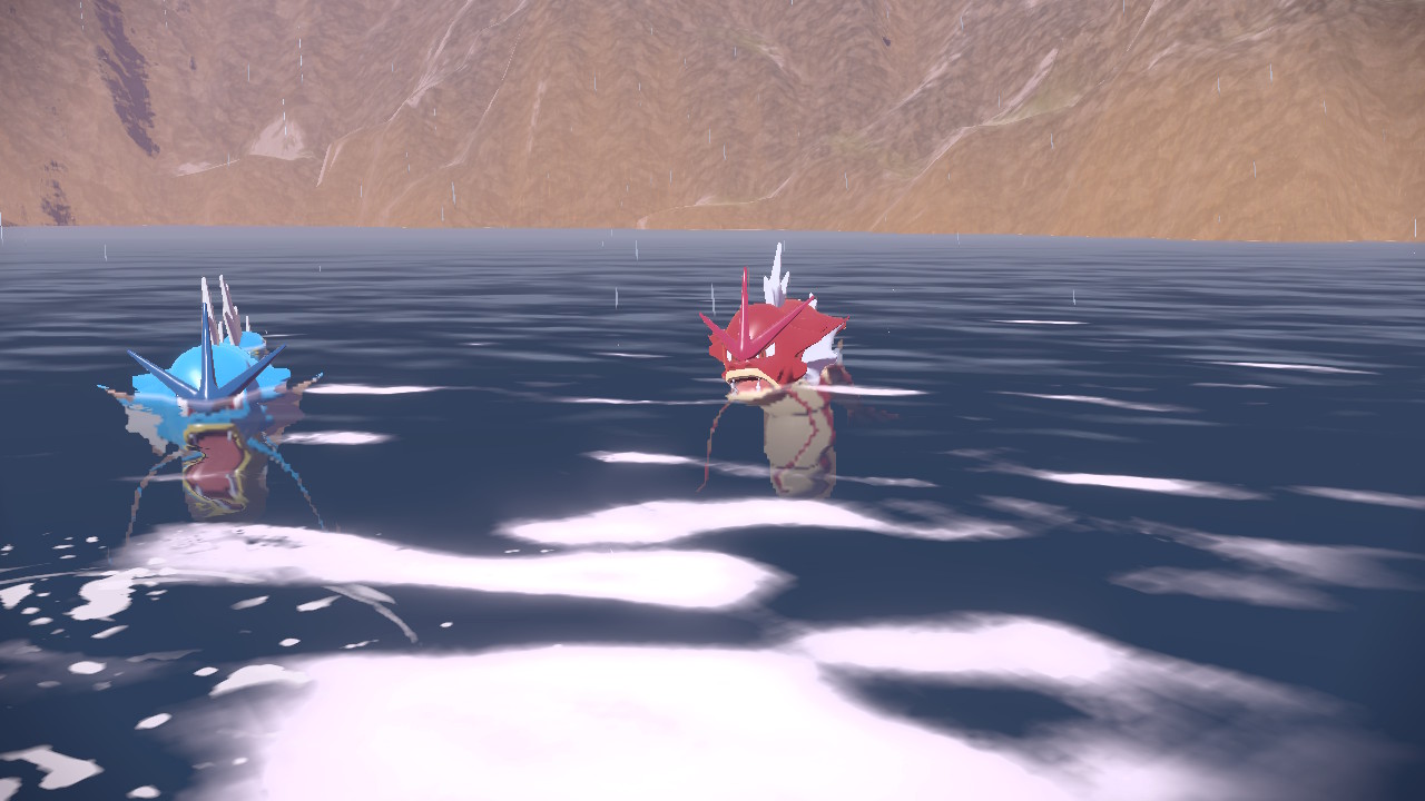 A pair of Gyarados