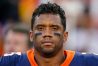 Denver Broncos quarterback Russell Wilson (3) looks on against the San Francisco 49ers during an NFL football game Sunday, Sept. 25, 2022, in Denver.
