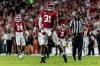 Alabama LB Will Anderson celebrates.