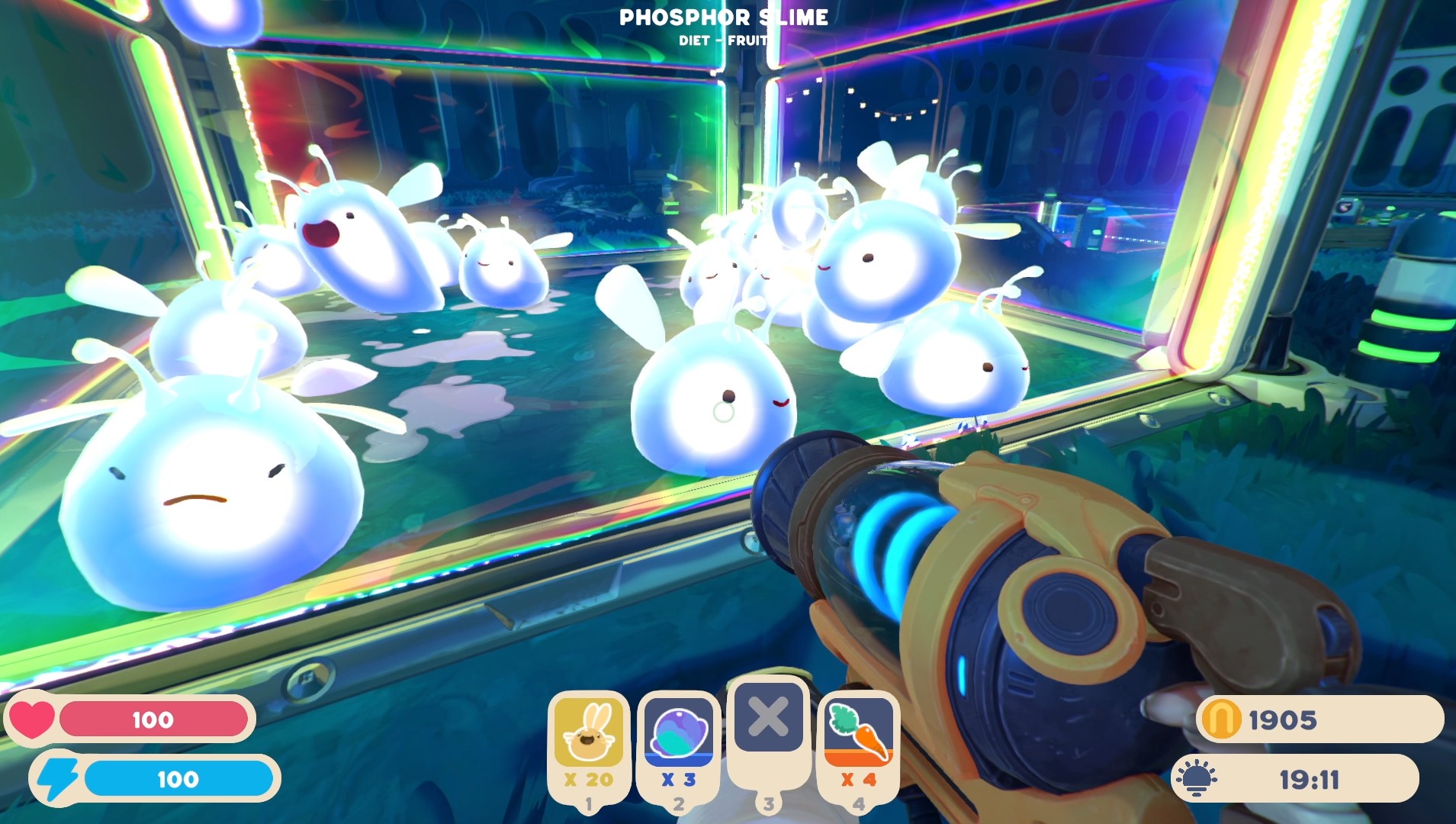 Slime Rancher Phosphorus slimes