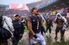 Justin Fields celebrates Bears' win over 49ers, Week 1, 2022