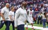 Sep 11, 2022; Houston, Texas, USA; Houston Texans head coach Lovie Smith walks off the field after the game against the Indianapolis Colts at NRG Stadium.