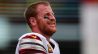 Sep 11, 2022; Landover, Maryland, USA; Washington Commanders quarterback Carson Wentz (11) looks on against the Jacksonville Jaguars during the second half at FedExField.