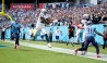 Sep 25, 2022; Nashville, Tennessee, USA; Las Vegas Raiders tight end Darren Waller (83) misses a catch in the end zone against the Tennessee Titans at Nissan Stadium. 