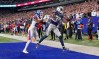 Sep 26, 2022; East Rutherford, NJ, USA; Dallas Cowboys wide receiver CeeDee Lamb (88) makes a touchdown catch over New York Giants cornerback Adoree' Jackson (22) during the second half at MetLife Stadium. 