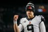 Sep 29, 2022; Cincinnati, Ohio, USA; Cincinnati Bengals quarterback Joe Burrow (9) walks off the field after their victory over the Miami Dolphins at Paycor Stadium. 