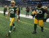 Oct 9, 2022; Tottenham, ENG; Green Bay Packers quarterback Aaron Rodgers (12) leave the field after their game at Tottenham Hotspur Stadium. The New York Giants beat the Green Bay Packers 27-22.
