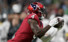 Phillip Dorsett wearing Texans' red jersey TNF 2022