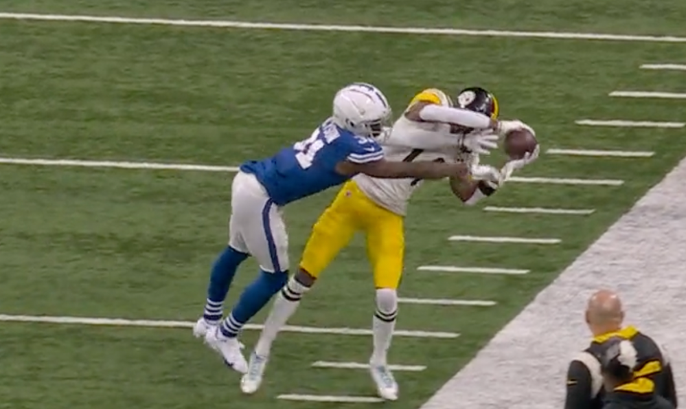 George Pickens sideline catch, MNF 2022