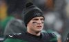 Dec 22, 2022; East Rutherford, New Jersey, USA; New York Jets quarterback Zach Wilson (2) looks on from the sidelines during the first half against the Jacksonville Jaguars at MetLife Stadium.