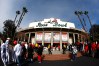 PASADENA, CALIFORNIA - JANUARY 02: Fans gather outside of the stadium prior to the 2023 Rose Bowl Game between the Penn State Nittany Lions and the Utah Utes at Rose Bowl Stadium on January 02, 2023 in Pasadena, California.