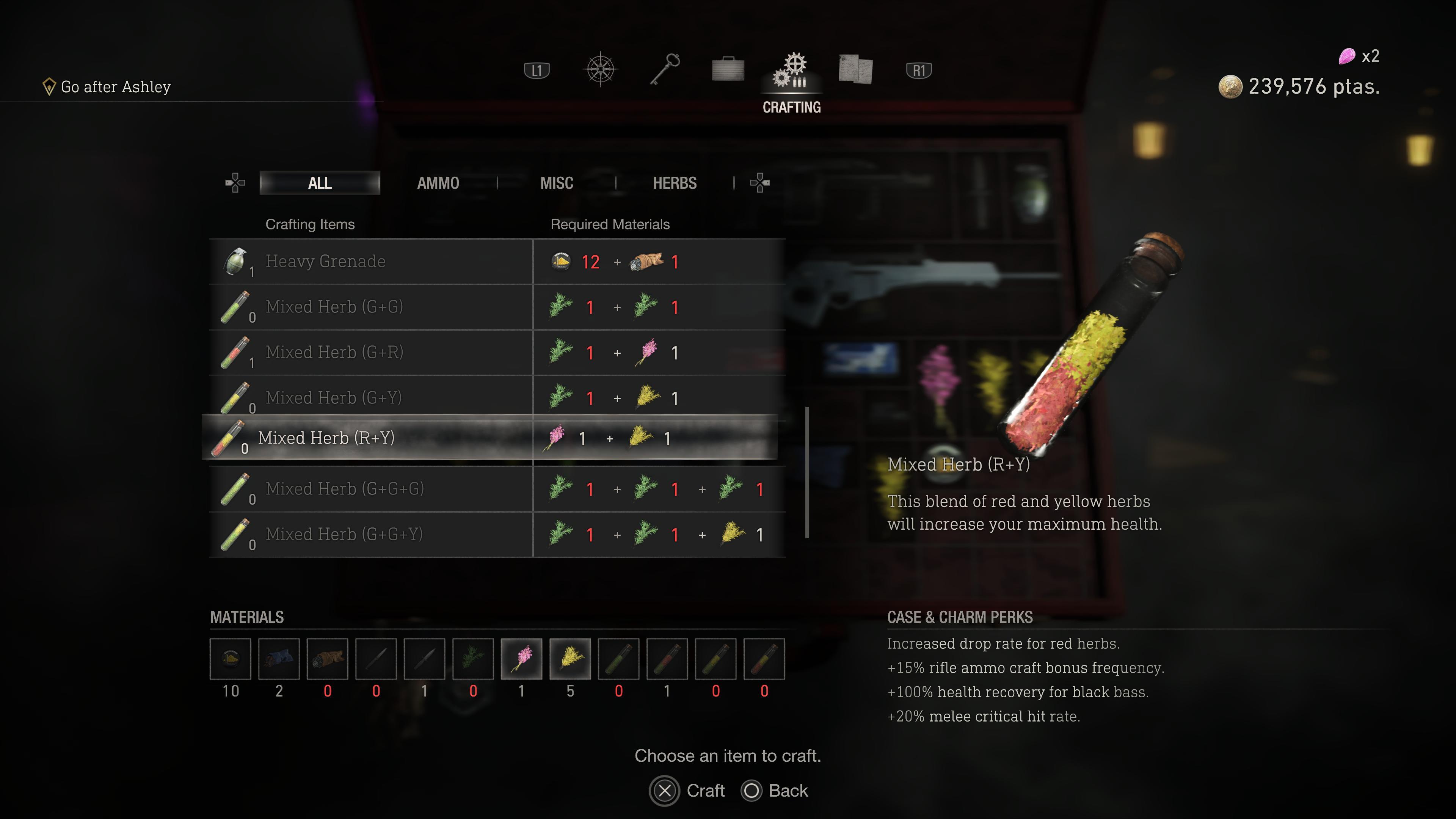 Resident Evil 4 Red and yellow combination