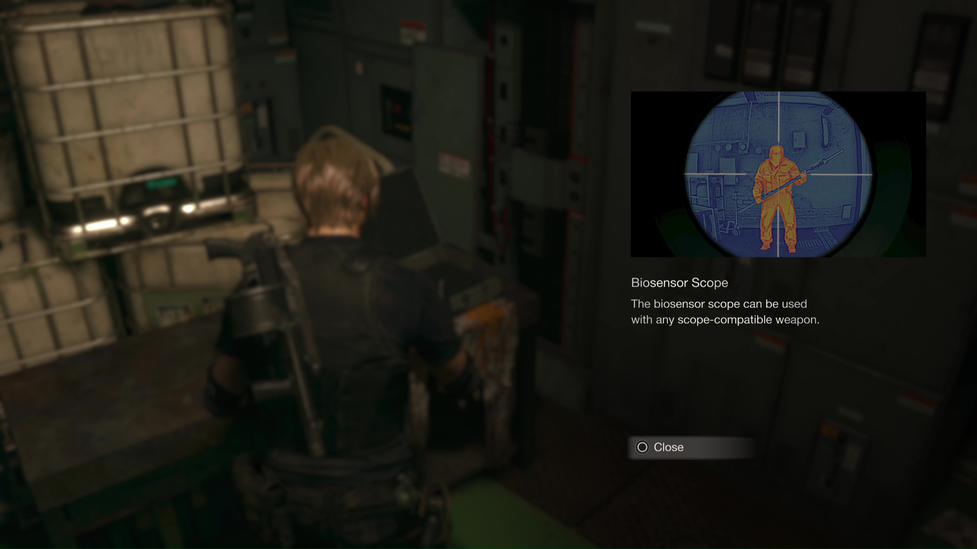 RE4R Biometric Scope