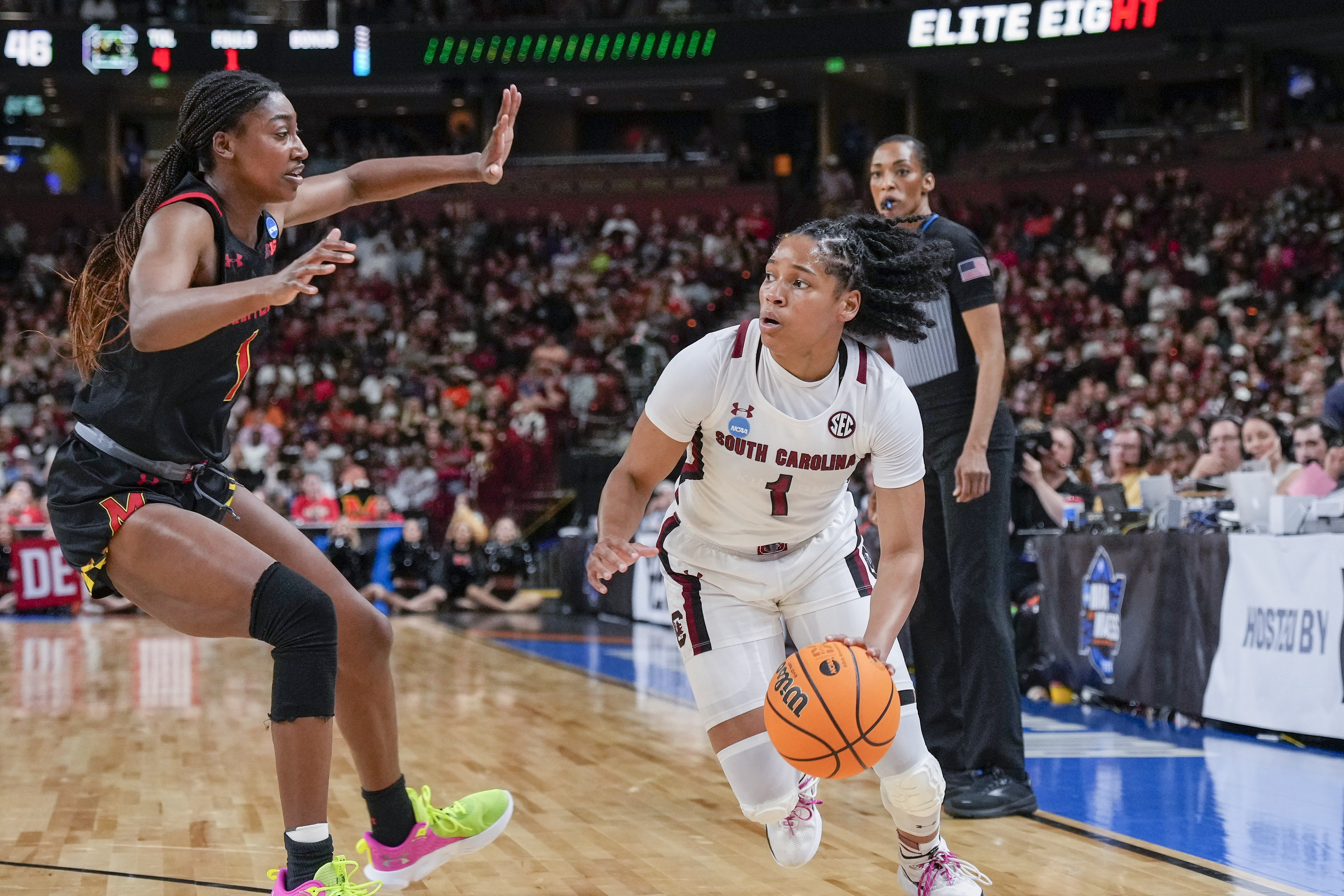 Diamond Miller and Zia Cooke faced off in the Elite Eight of the NCAA tournament. Both could be first round WNBA Draft picks.