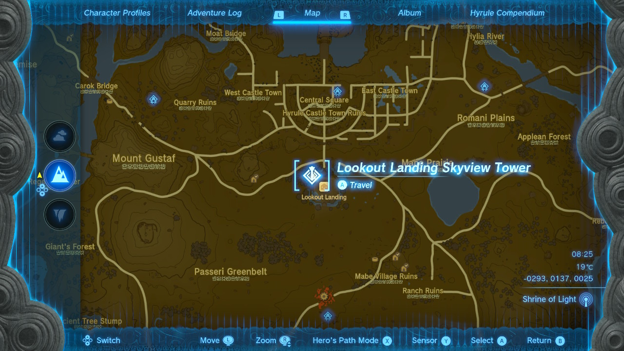 Zelda Tears of the Kingdom Skyview Tower locations