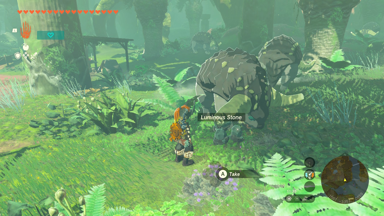 Zelda Tears of the Kingdom feeding lumious stones