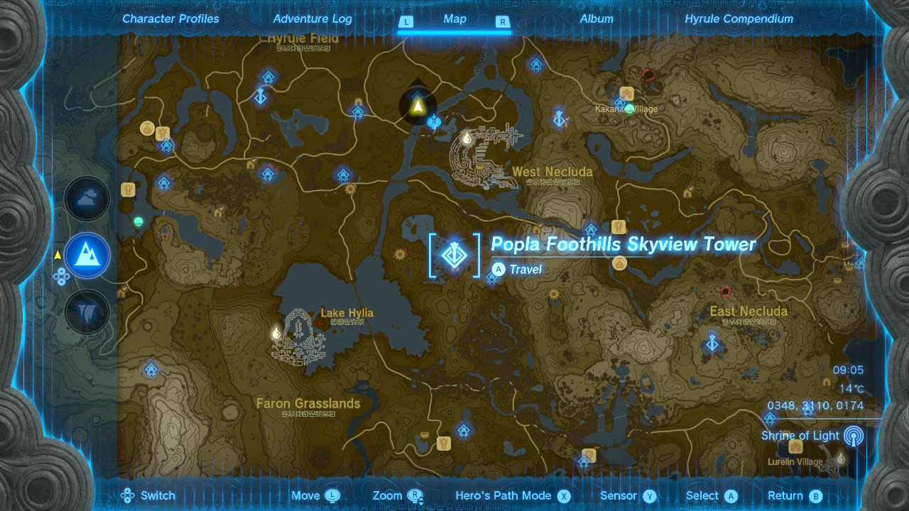 Zelda Tears of the Kingdom Skyview Tower locations
