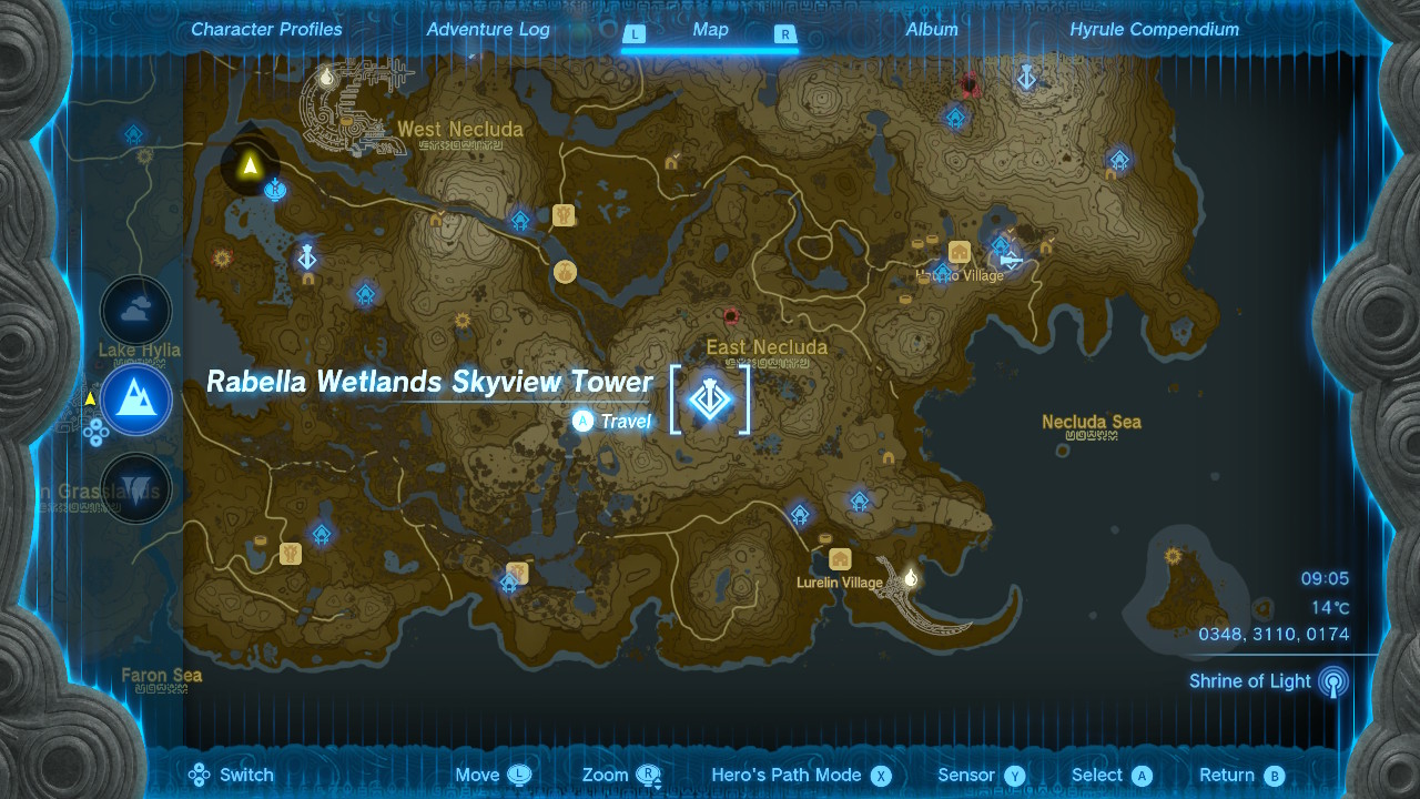 Zelda Tears of the Kingdom Skyview Tower locations
