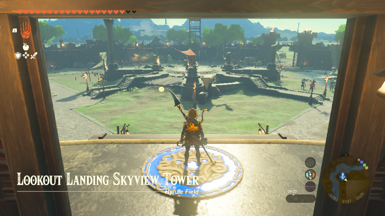 Zelda Tears of the Kingdom Skyview Tower locations