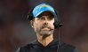 Aug 25, 2023; Santa Clara, California, USA; Los Angeles Chargers head coach Brandon Staley reacts during the fourth quarter against the San Francisco 49ers at Levi's Stadium.