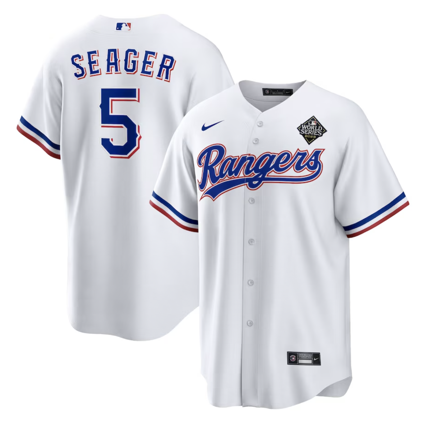 Corey Seager Texas Rangers Nike 2023 World Series Replica Player Jersey