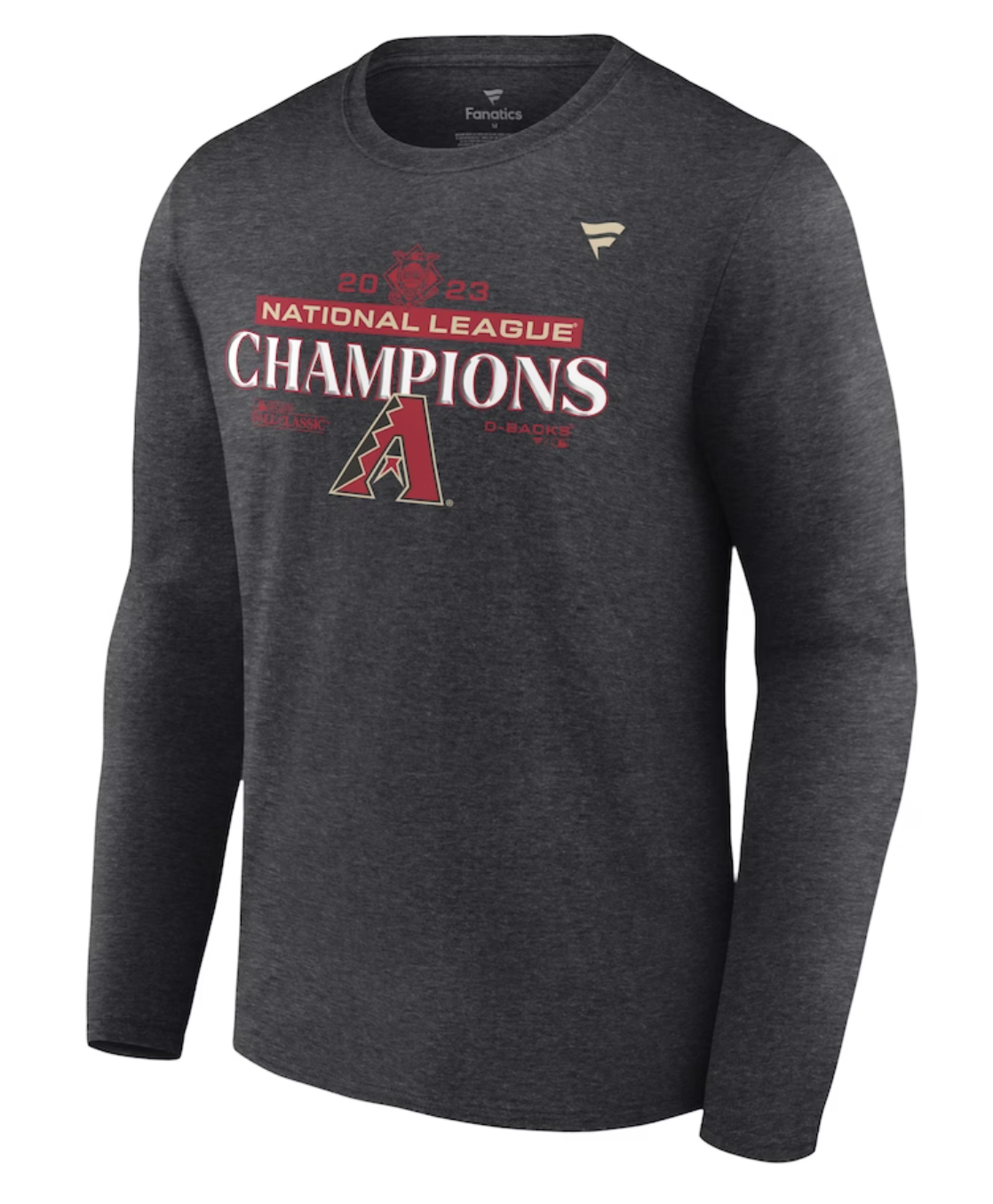 Arizona Diamondbacks 2023 National League Champions Locker Room Long Sleeve