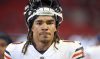 Nov 20, 2022; Atlanta, Georgia, USA; Chicago Bears wide receiver Chase Claypool (10) prepares for a game against the Atlanta Falcons at Mercedes-Benz Stadium.