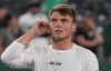 East Rutherford, NJ Ñ October 1, 2023 Ñ Jets quarterback Zach Wilson during pre game warm ups. The New York Jets host the Kansas City Chiefs at MetLife Stadium in East Rutherford, NJ on October 1, 2023.