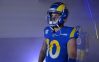 Oct 8, 2023; Inglewood, California, USA; Los Angeles Rams wide receiver Cooper Kupp (10) waits to enter the field for the game against the Philadelphia Eagles at SoFi Stadium.