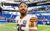 Oct 22, 2023; Indianapolis, Indiana, USA;Cleveland Browns defensive end Myles Garrett (95) walks on the field after the game against the Indianapolis Colts at Lucas Oil Stadium.