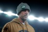 New York Jets injured quarterback Aaron Rodgers leaves the field after losing to the Los Angeles Chargers at MetLife Stadium