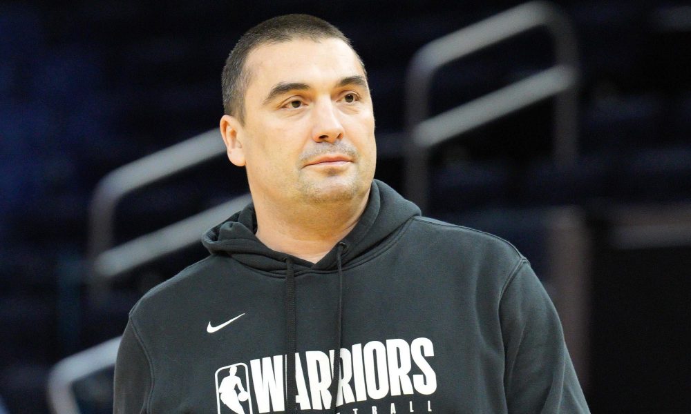 Golden State Warriors assistant coach DeJan Milojevic before the game against the LA Clippers at Chase Center