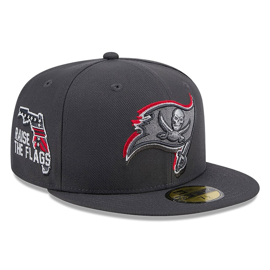 Tampa Bay Buccaneers New Era Official 2024 NFL Draft On Stage 59FIFTY Fitted Hat - Graphite